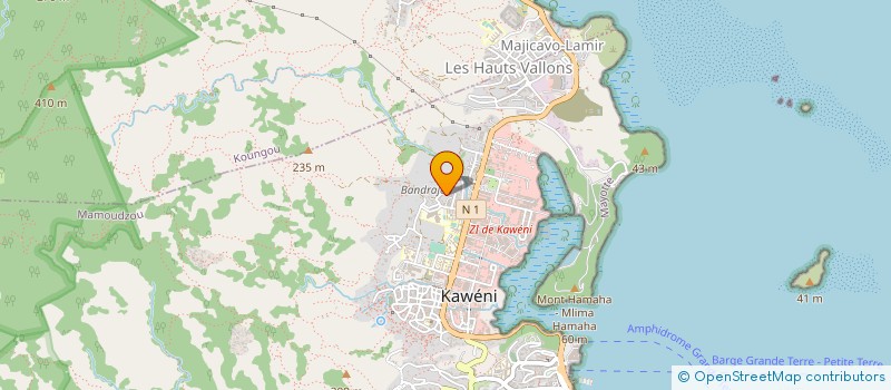 localisation de l'entreprise OTEIS MAYOTTE à MAMOUDZOU