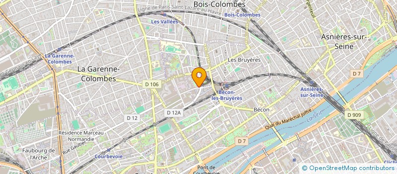 localisation de l'entreprise OTEIS PARTNERS à BOIS-COLOMBES