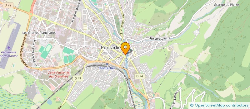 localisation de l'entreprise OTELA  PONTARLIER