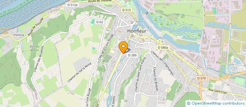 localisation de l'entreprise OTELISSIM à HONFLEUR