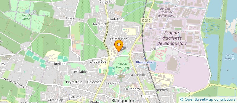 localisation de l'entreprise OTELLIA à BLANQUEFORT