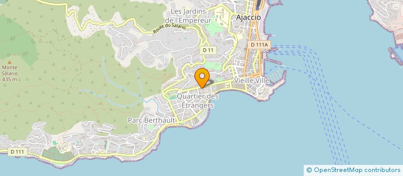 localisation de l'entreprise OTELLO  AJACCIO