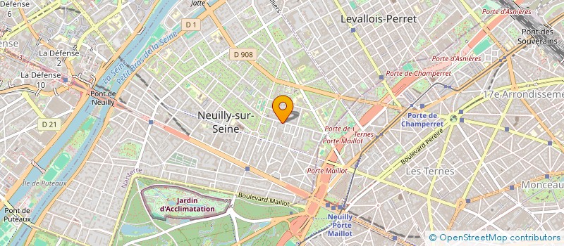 localisation de l'entreprise OTELRIS à NEUILLY-SUR-SEINE