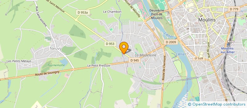 localisation de l'entreprise OTEM  COULANDON