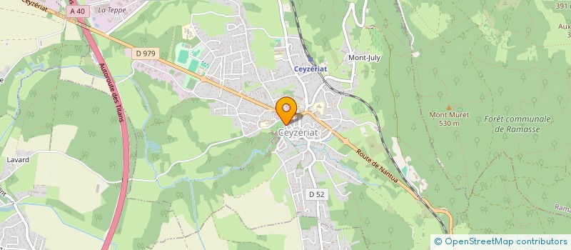 localisation de l'entreprise OTEMPO à CEYZERIAT