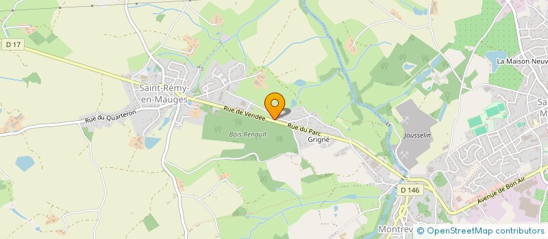 localisation de l'entreprise OTENEB  BEAUPREAU-EN-MAUGES