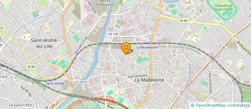 localisation de l'entreprise OTENTIC à LA MADELEINE
