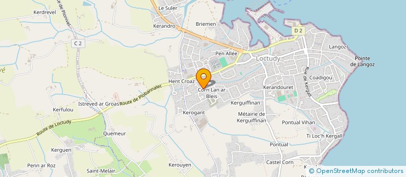 localisation de l'entreprise OTENTIK 29  LOCTUDY