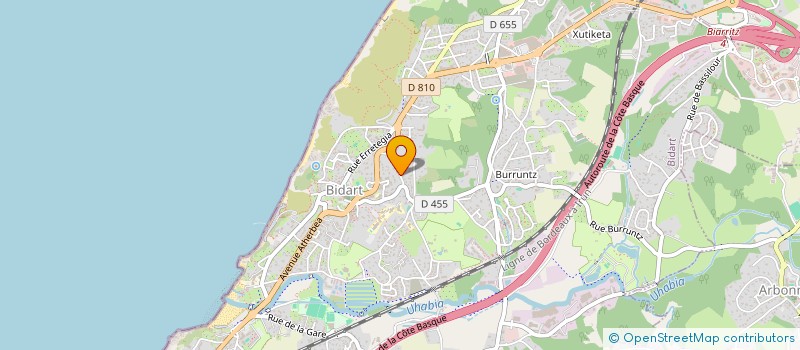 localisation de l'entreprise OTENTIK PRODUCTIONS à BIARRITZ