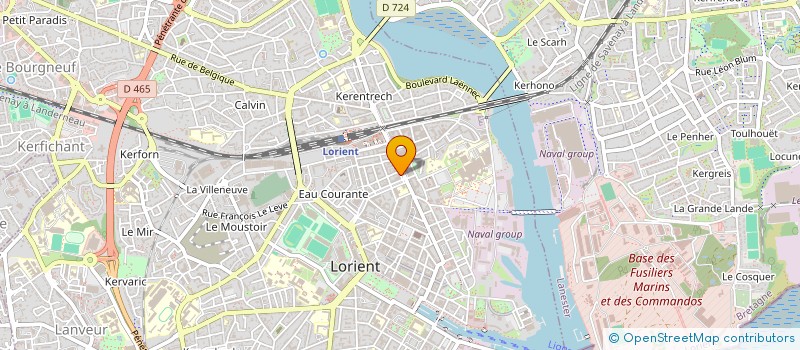 localisation de l'entreprise OTEX 2  LORIENT