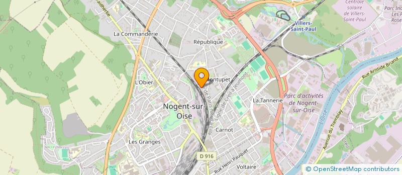 localisation de l'entreprise OTF  NOGENT-SUR-OISE