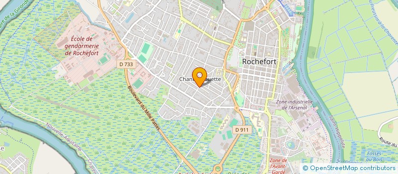 localisation de l'entreprise OTFI  ROCHEFORT