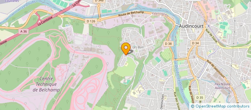 localisation de l'entreprise OTGON SUSHI  VALENTIGNEY