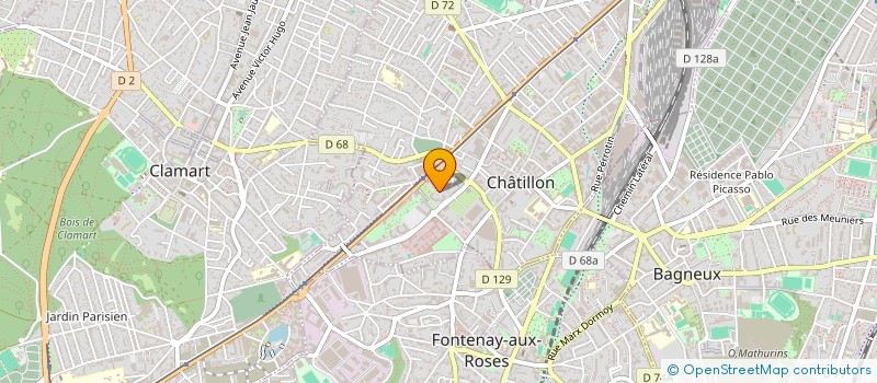 localisation de l'entreprise OTHENTIK COACHING à CHATILLON