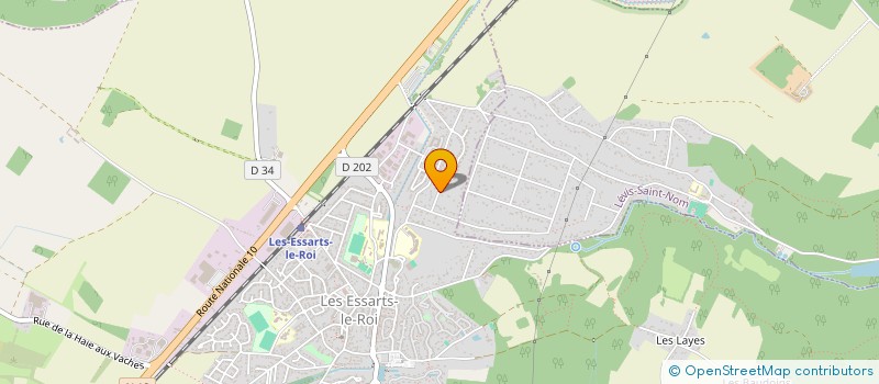 localisation de l'entreprise OTHENTIKS DISTRIBUTION  LES ESSARTS-LE-ROI