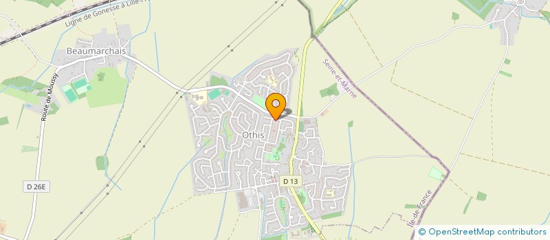 localisation de l'entreprise OTHIS BAD  OTHIS