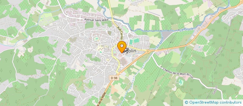 localisation de l'entreprise OTI LA PETITE ROUMAINE  COGOLIN