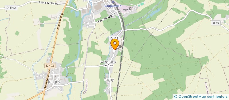 localisation de l'entreprise OTICO à CHALMAISON