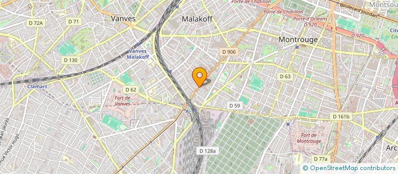 localisation de l'entreprise OTIDEM à MONTROUGE