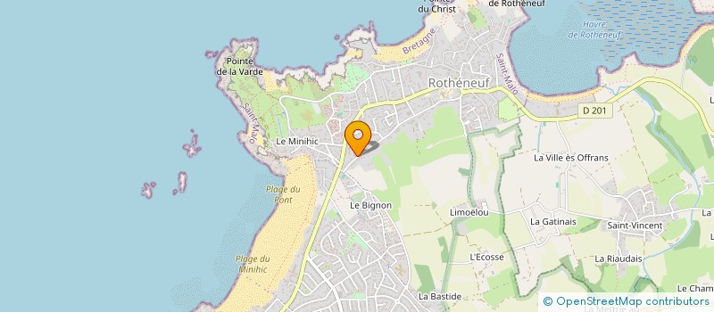 localisation de l'entreprise OTILLO  SAINT-MALO