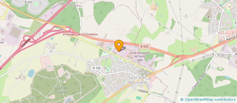 localisation de l'entreprise OTILO  SAINT-LEGER-DE-LINIERES