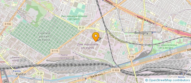 localisation de l'entreprise OTIM HOLDING SA  BOBIGNY