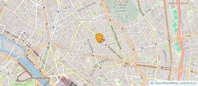 localisation de l'entreprise OTIM INDUSTRIE à PARIS