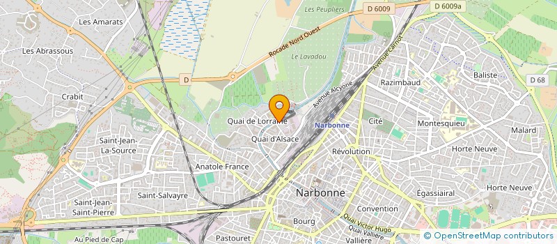 localisation de l'entreprise OTIMADIA  NARBONNE