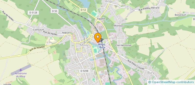 localisation de l'entreprise OTINE'S  MOUY