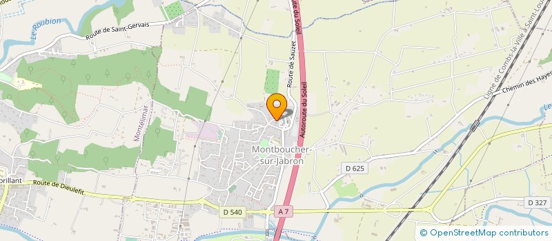 localisation de l'entreprise OTIPASS à MONTBOUCHER-SUR-JABRON