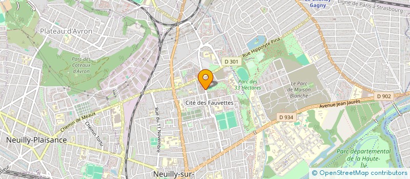 localisation de l'entreprise OTIS à NEUILLY-SUR-MARNE