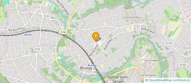 localisation de l'entreprise OTIUM à BRUNOY