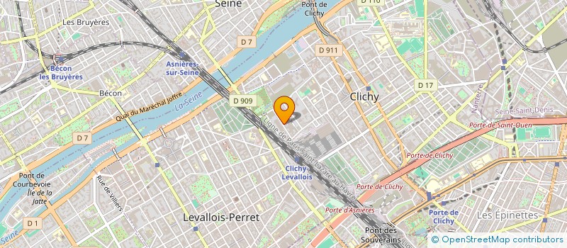 localisation de l'entreprise OTIUM CONSEIL & SECURITE PRIVEE  CLICHY