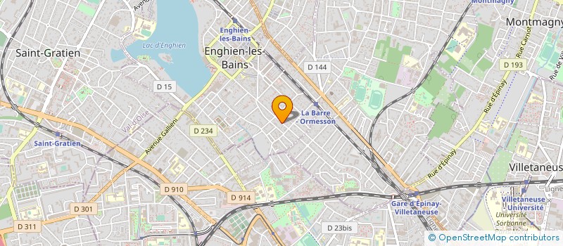 localisation de l'entreprise OTIUM COURTAGE à ENGHIEN-LES-BAINS