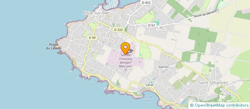 localisation de l'entreprise OTIUM SNACKING à PIRIAC-SUR-MER