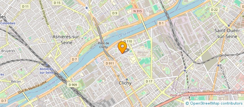 localisation de l'entreprise OTK SERVICES à CLICHY