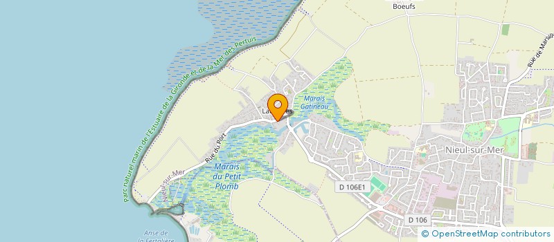 localisation de l'entreprise OTM  L'HOUMEAU