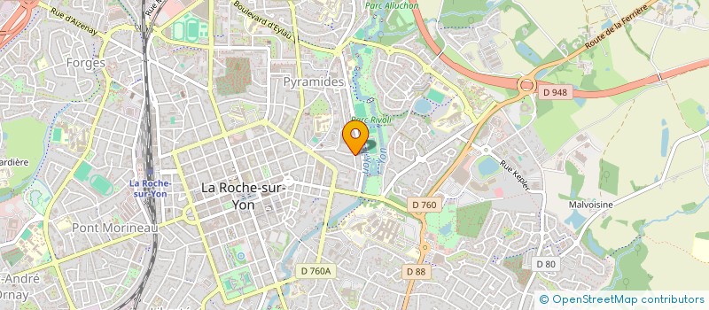 localisation de l'entreprise OTM à LA ROCHE-SUR-YON