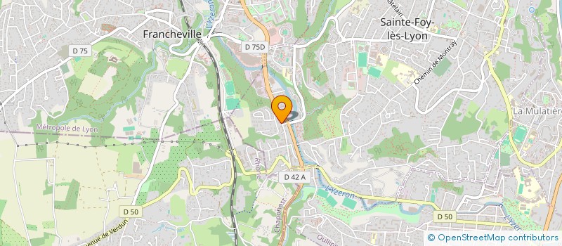 localisation de l'entreprise OTM PIECES AUTO  SAINTE-FOY-LES-LYON