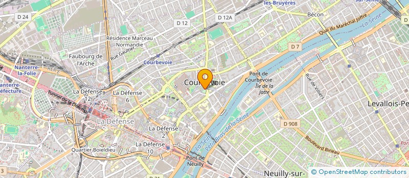 localisation de l'entreprise OTMIT-1706 à COURBEVOIE