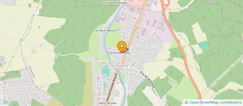localisation de l'entreprise OTNP à GRAVIGNY