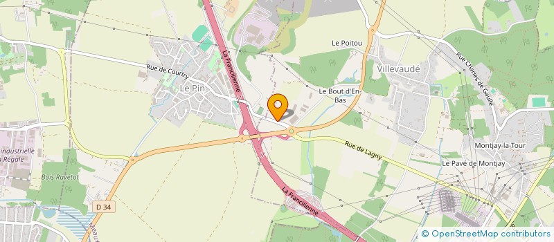 localisation de l'entreprise OTO ADOC à VILLEVAUDE