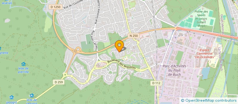 localisation de l'entreprise OTO PROJECT  LA TESTE-DE-BUCH