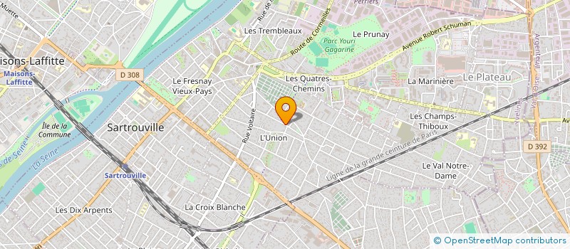 localisation de l'entreprise OTODAMA  SARTROUVILLE