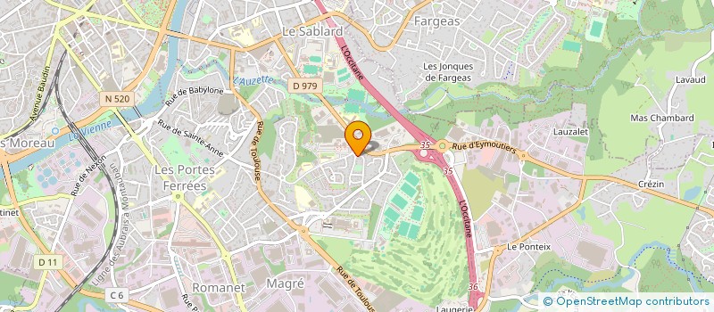 localisation de l'entreprise OTOLIMO à LIMOGES