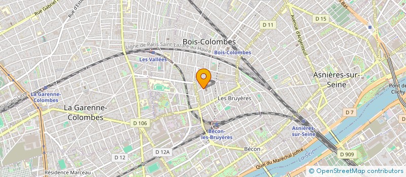 localisation de l'entreprise OTOM S A  ASNIERES-SUR-SEINE