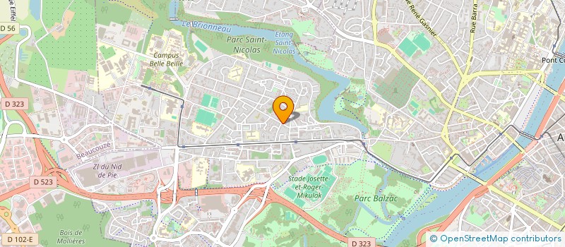 localisation de l'entreprise OTOMAI à ANGERS