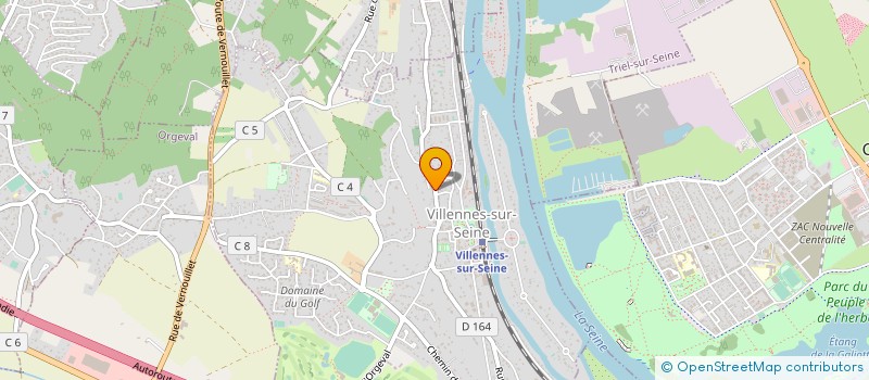 localisation de l'entreprise OTONET à VILLENNES-SUR-SEINE