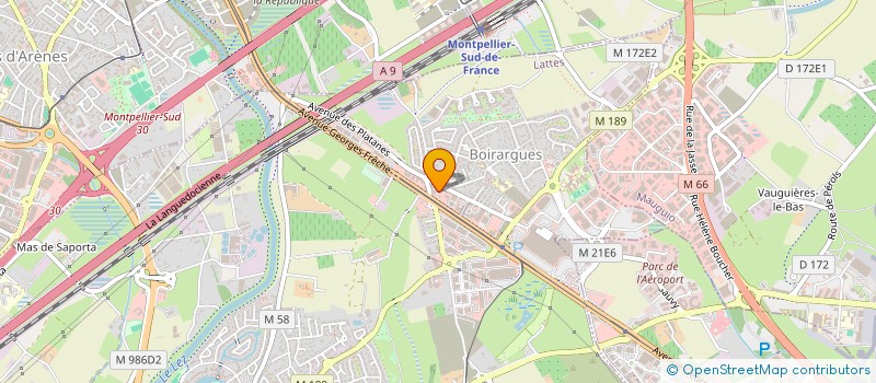 localisation de l'entreprise OTONETTE à LATTES