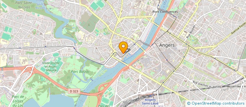 localisation de l'entreprise OTONEUROLOGIX à ANGERS